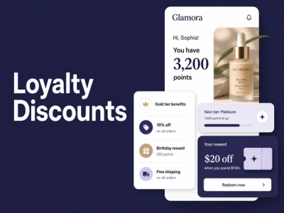 Loyalty Discounts: How They Work + Examples to Boost Sales: a minimalist cinematic landscape with the title in the sky