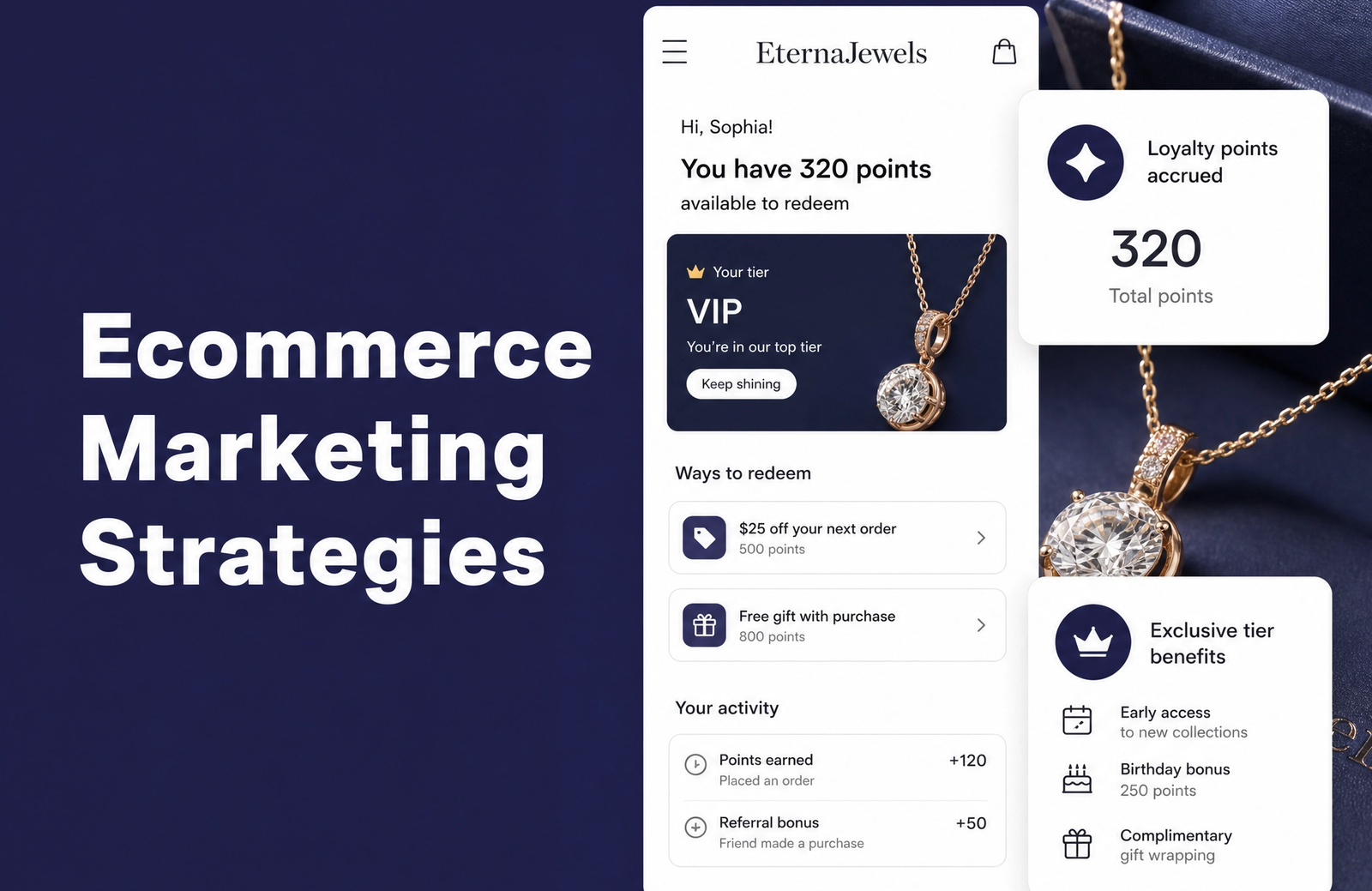 Ecommerce Marketing Guide: 32 Tactics & Strategies for 2026: a minimalist cinematic landscape with the title in the sky