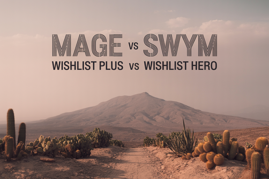 Mage vs Swym Wishlist Plus vs Wishlist Hero: 2026 Comparison