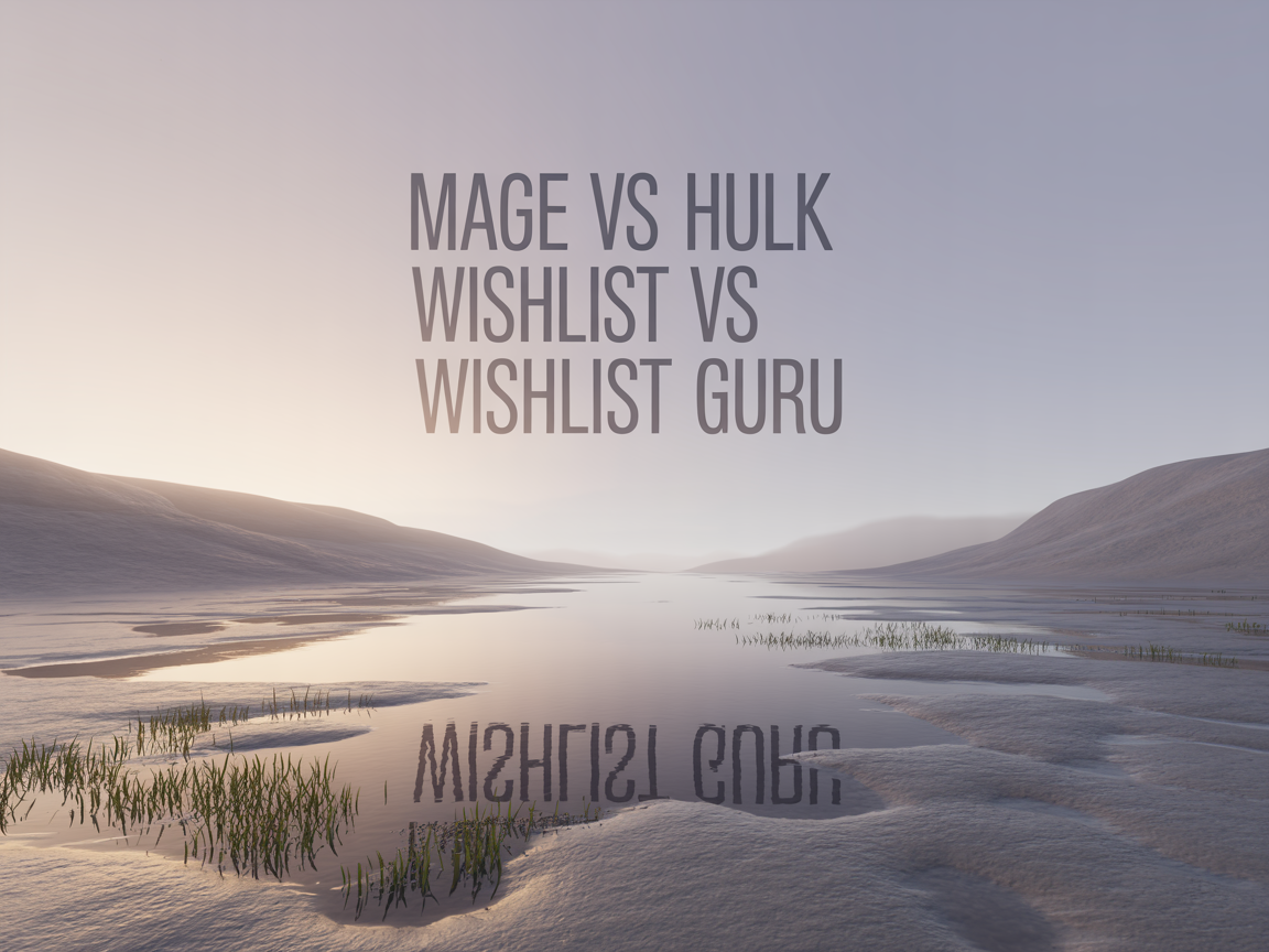 Mage vs Hulk Wishlist & Favorites vs Wishlist Guru: 2026 Comparison