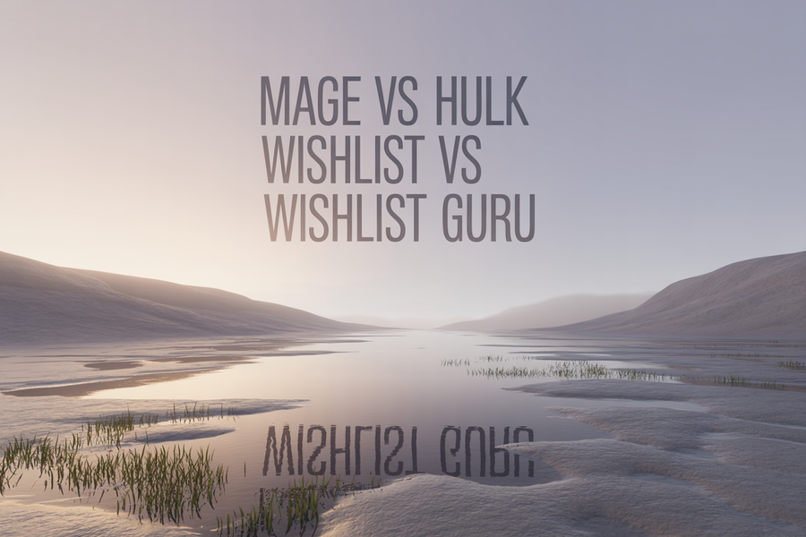 Mage vs Hulk Wishlist & Favorites vs Wishlist Guru: 2026 Comparison