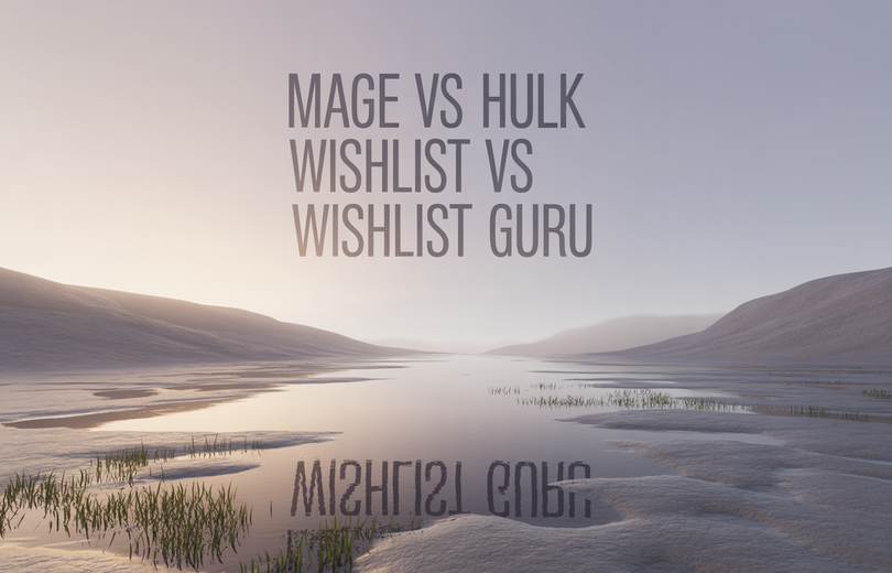 Mage vs Hulk Wishlist & Favorites vs Wishlist Guru: 2026 Comparison