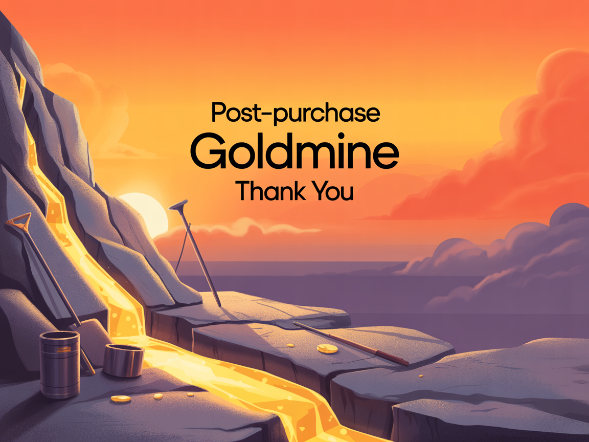 The Post-Purchase Goldmine: Boosting Second-Order Rates on the Thank You Page