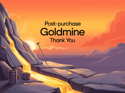 The Post-Purchase Goldmine: Boosting Second-Order Rates on the Thank You Page