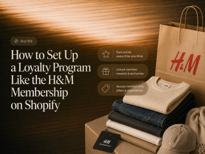 How to Set Up a Loyalty Program Like the H&M Membership on Shopify