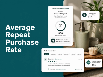 Average Repeat Purchase Rate: Shopify Plant and Garden Brands