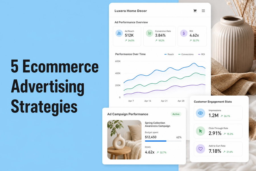 5 Best Ecommerce Advertising Strategies to Scale Your Business