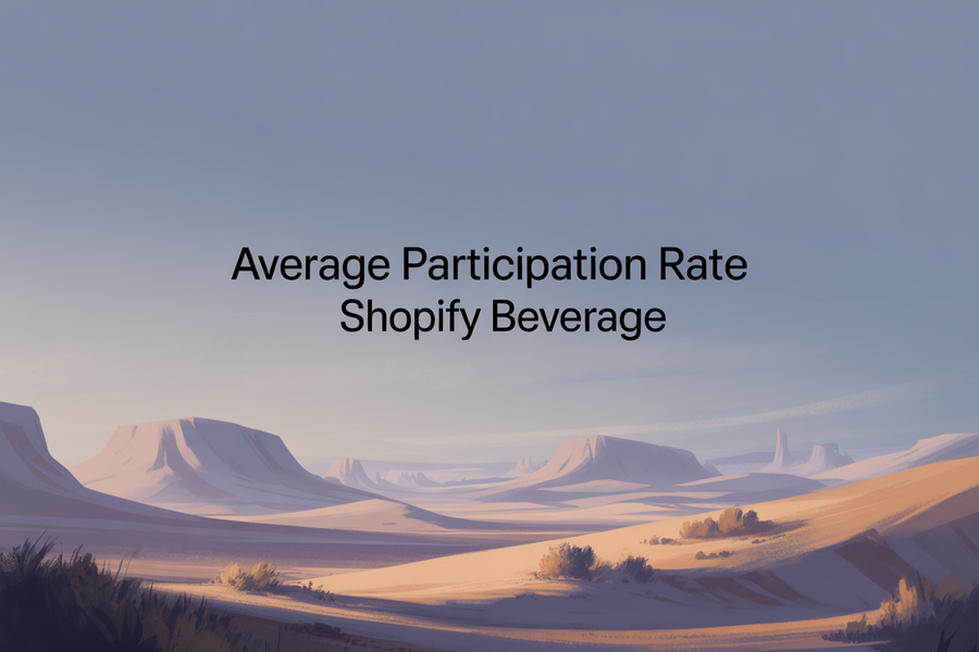 Average Participation Rate: Shopify Beverage