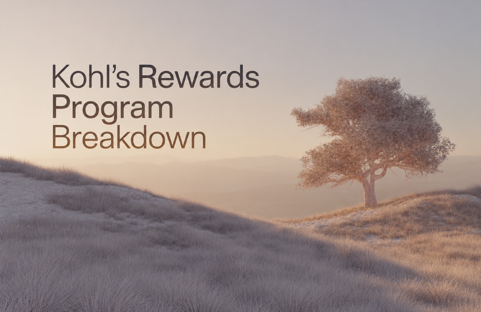 Kohl's Rewards Program: A Complete Breakdown