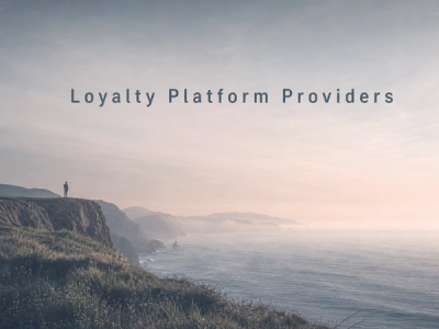 Top Loyalty Platform Providers of 2026 (Compare & Review): a minimalist cinematic landscape with the title in the sky