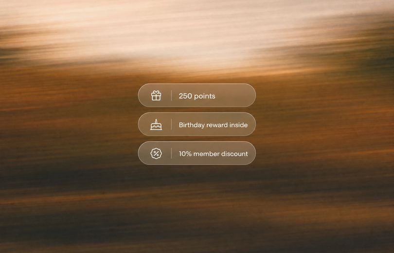 Minimalist landscape with "How to Connect Your Shopify Loyalty Program to Recharge Subscriptions" displayed in the sky, illus