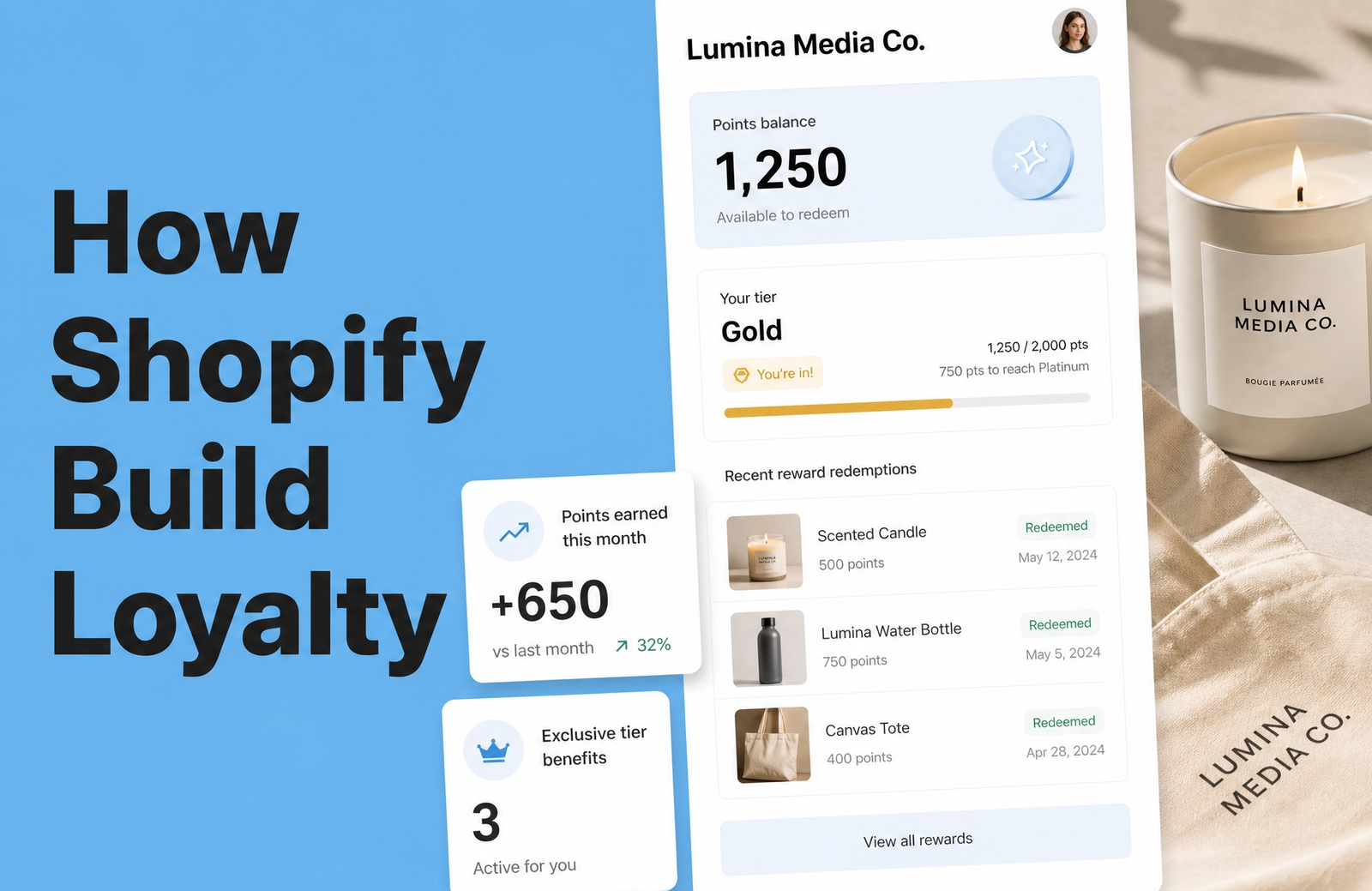 Cinematic minimalist landscape with article title "How Shopify Book and Media Brands Build Loyalty in a Subscription World" d