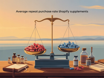 Average Repeat Purchase Rate: Shopify Supplements