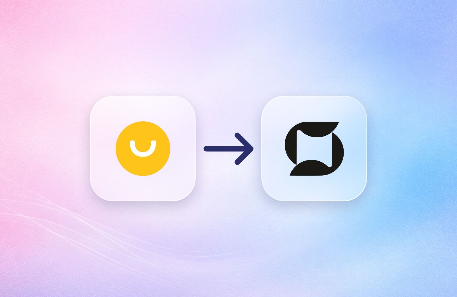Smile.io logo with an arrow pointing to the Mage Loyalty logo