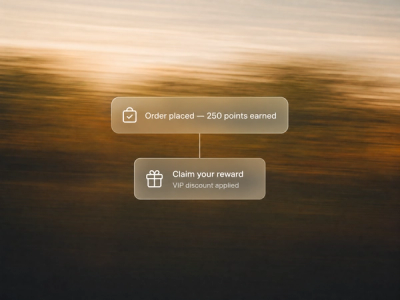 Minimalist landscape with "Best Shopify Loyalty Apps for Fitness and Activewear Brands in 2026" text displayed in the sky, il
