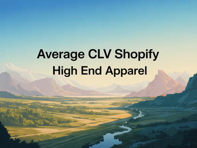 Average CLV: Shopify High-End Apparel