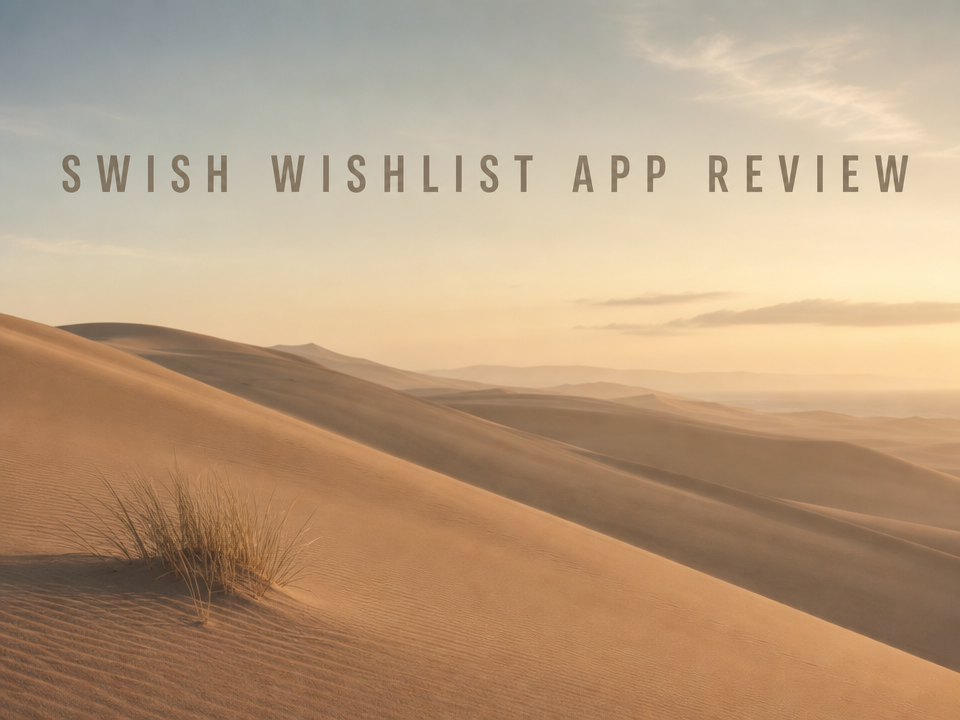 Illustration representing a Swish (Wishlist King) Shopify wishlist app review