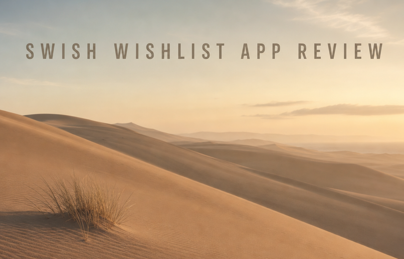 Illustration representing a Swish (Wishlist King) Shopify wishlist app review