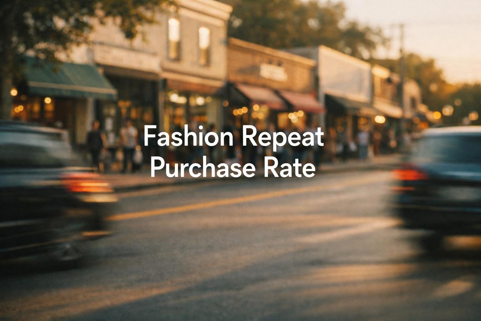 Fashion & Apparel Repeat Purchase Benchmarks for Shopify Brands in 2026