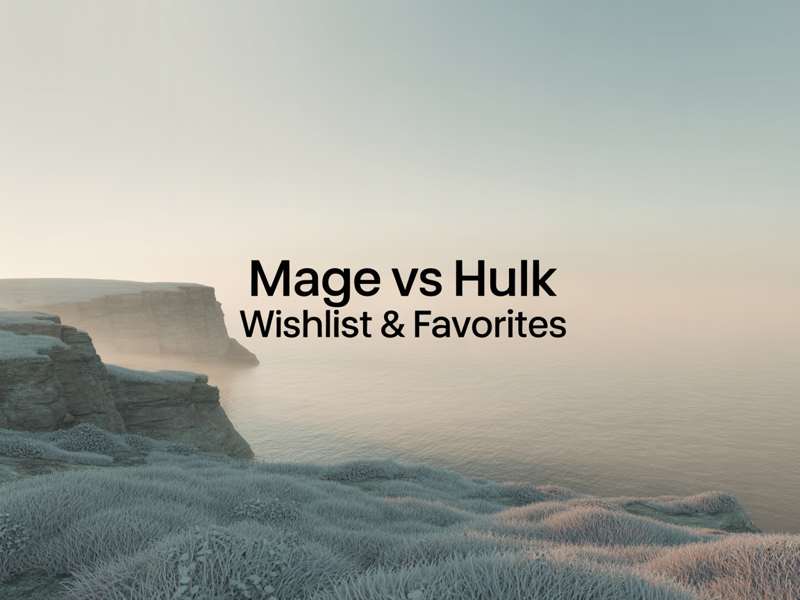 Mage vs Hulk Wishlist & Favorites vs WC Wishlist & Back in Stock: 2026 Comparison