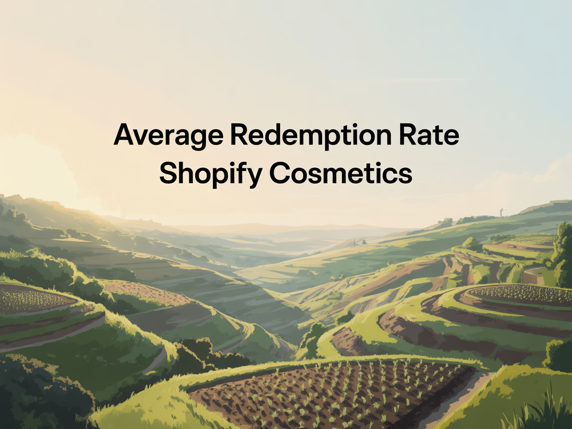 Average Redemption Rate: Shopify Cosmetics