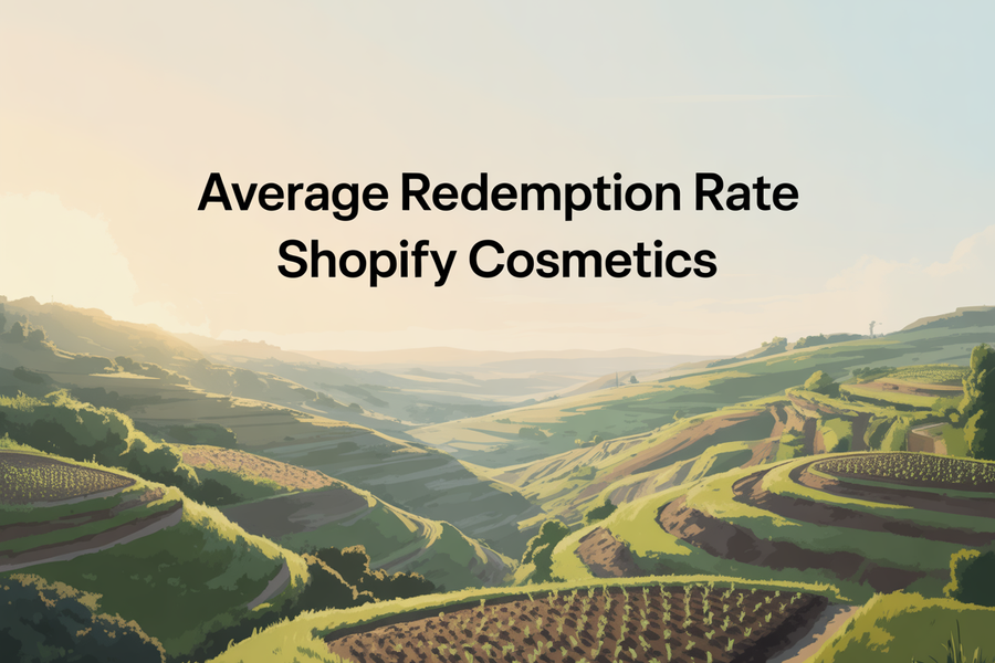 Average Redemption Rate: Shopify Cosmetics