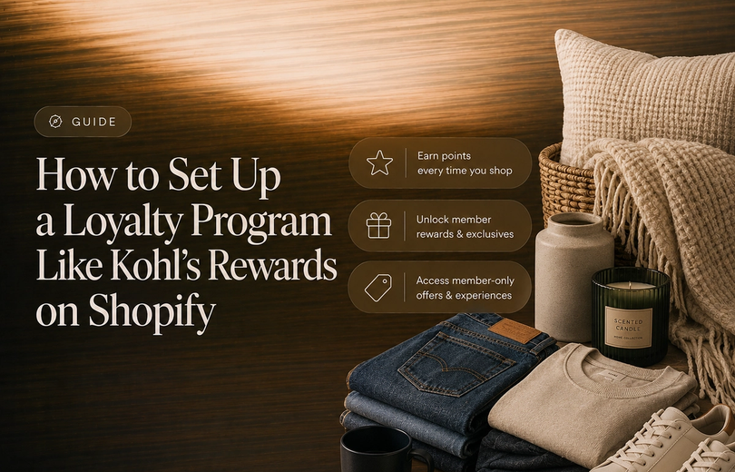 How to Set Up a Loyalty Program Like Kohl's Rewards on Shopify