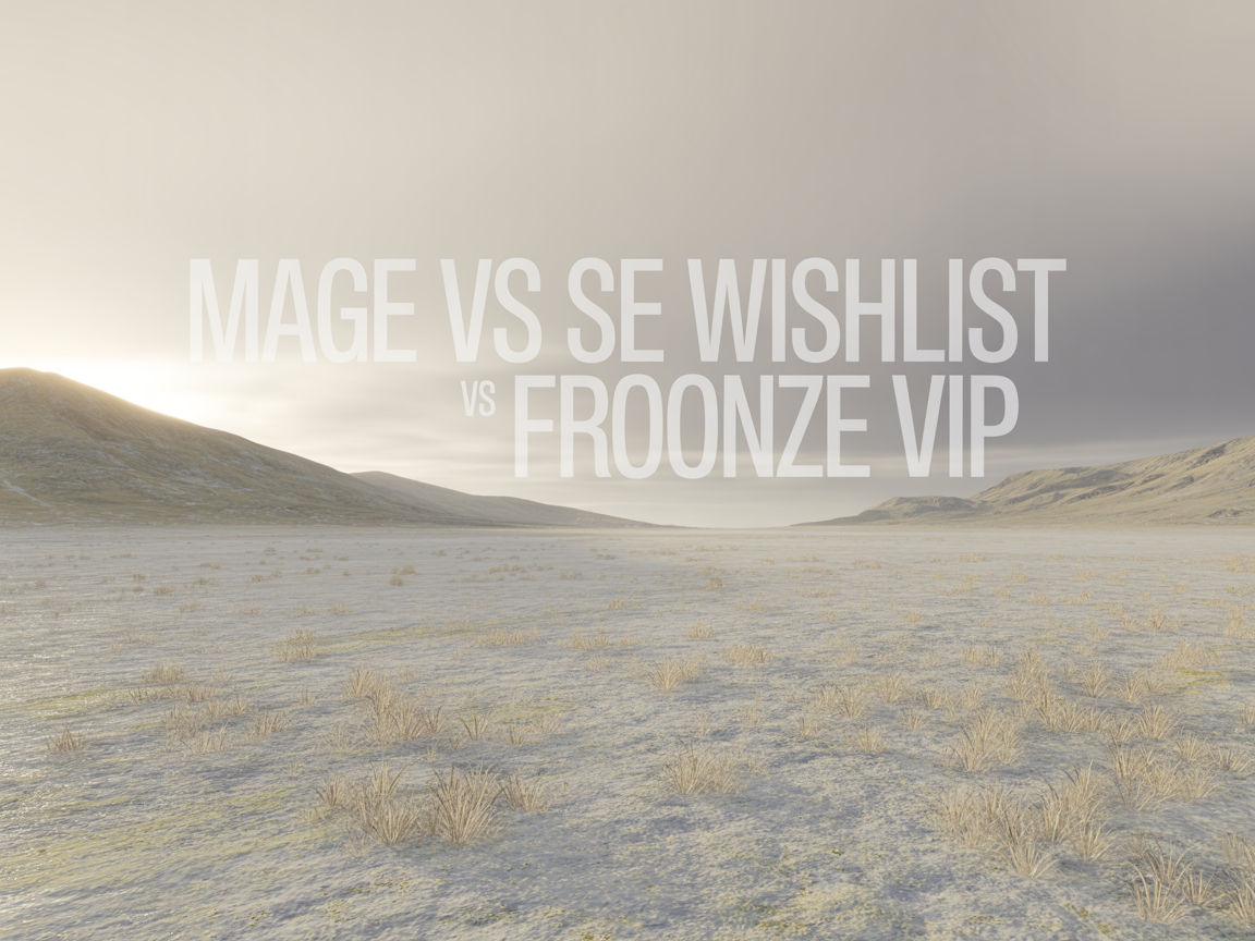 Mage vs SE Wishlist Engine vs Froonze VIP Loyalty & Wishlist: 2026 Comparison