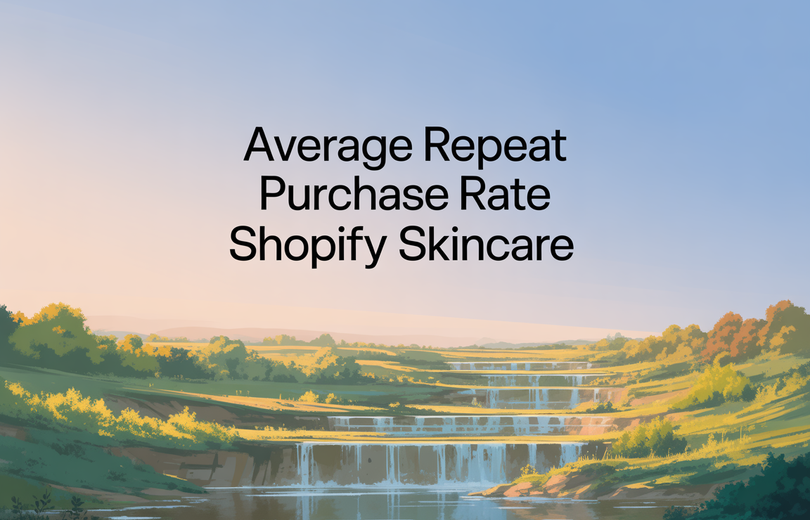 Average Repeat Purchase Rate: Shopify Skincare