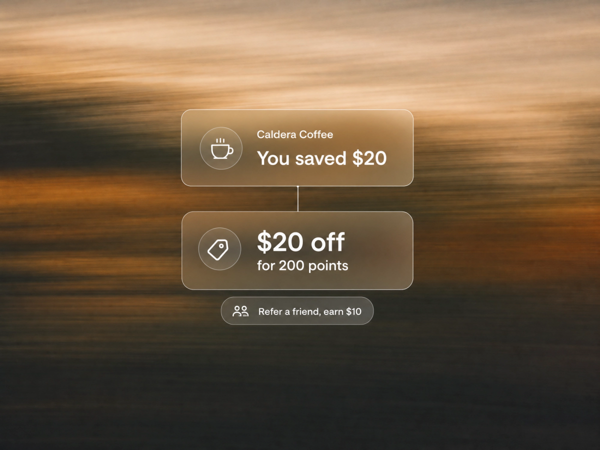Minimalist landscape with article title "The Best B2B Loyalty Apps for Shopify Wholesale Merchants" displayed as text in the