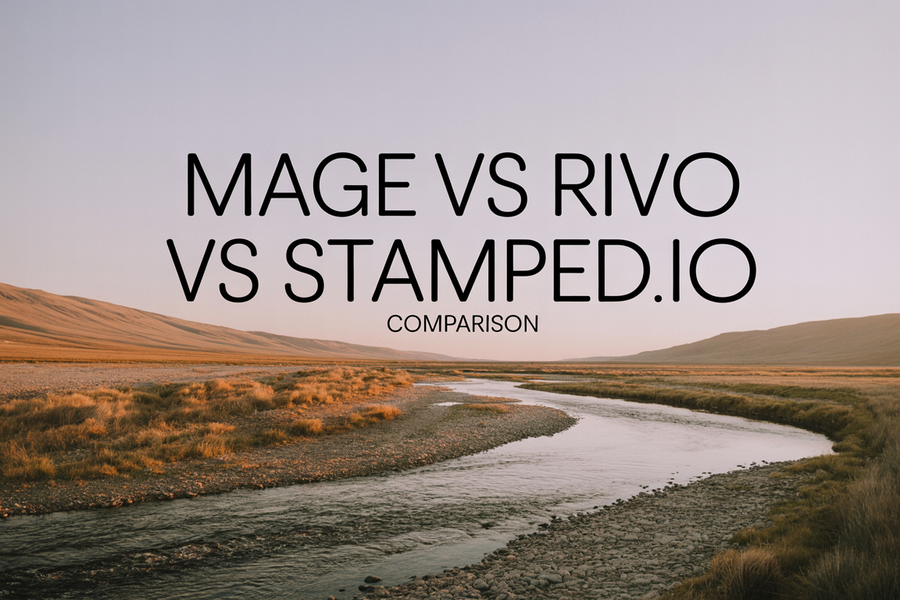 Mage vs Rivo vs Stamped.io: 2026 Comparison