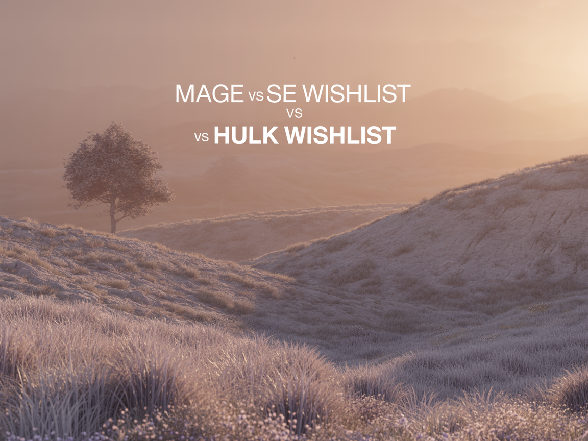 Mage vs SE Wishlist Engine vs Hulk Wishlist & Favorites: 2026 Comparison