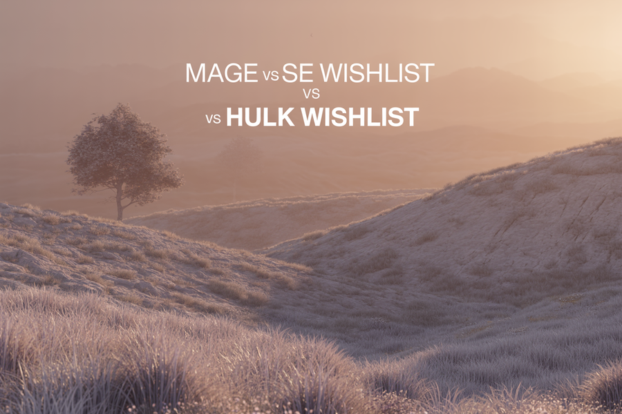 Mage vs SE Wishlist Engine vs Hulk Wishlist & Favorites: 2026 Comparison