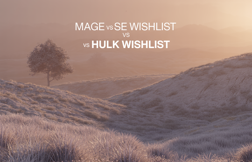 Mage vs SE Wishlist Engine vs Hulk Wishlist & Favorites: 2026 Comparison