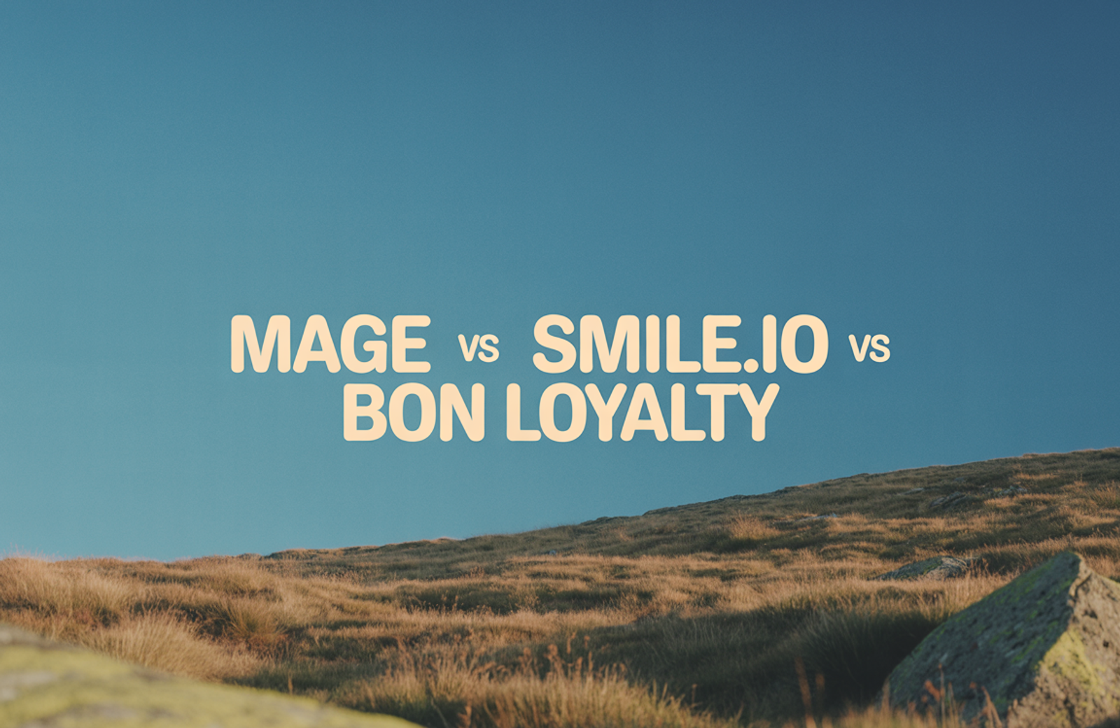 Mage vs Smile.io vs BON Loyalty: 2026 Comparison
