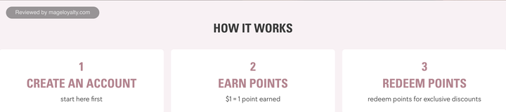 Kylie Cosmetics Rewards How It Works: create an account, earn points at $1 = 1 point, redeem points for exclusive discounts