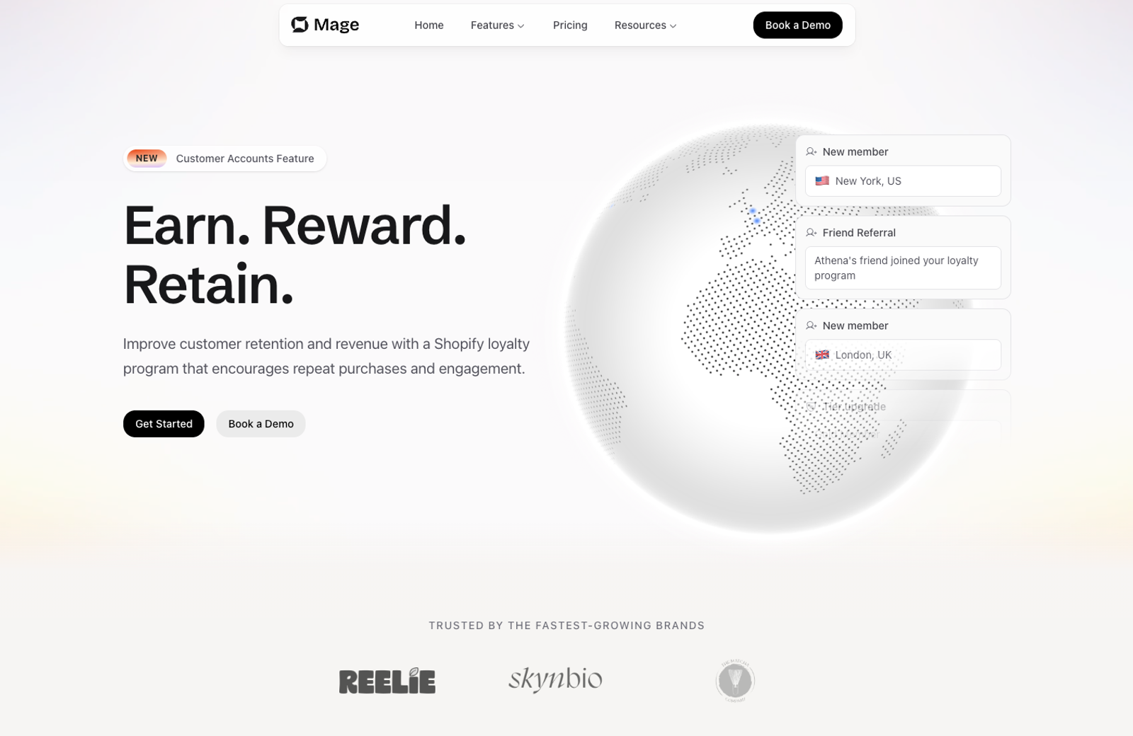 Mage Loyalty New Website Homepage