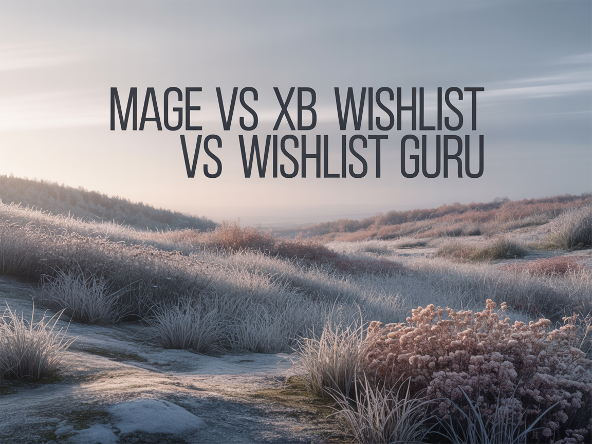 Mage vs XB Wishlist vs Wishlist Guru: 2026 Comparison