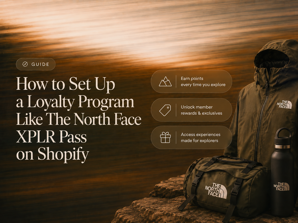How to Set Up a Loyalty Program Like The North Face XPLR Pass on Shopify