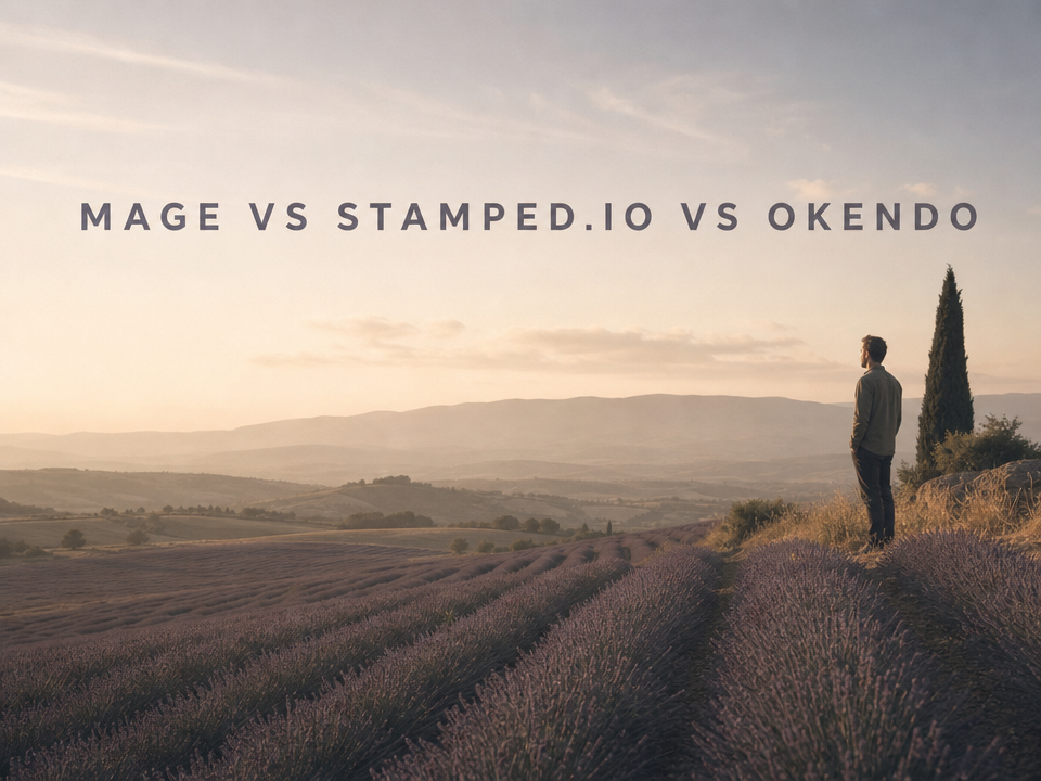Mage vs Stamped.io vs Okendo: 2026 Comparison