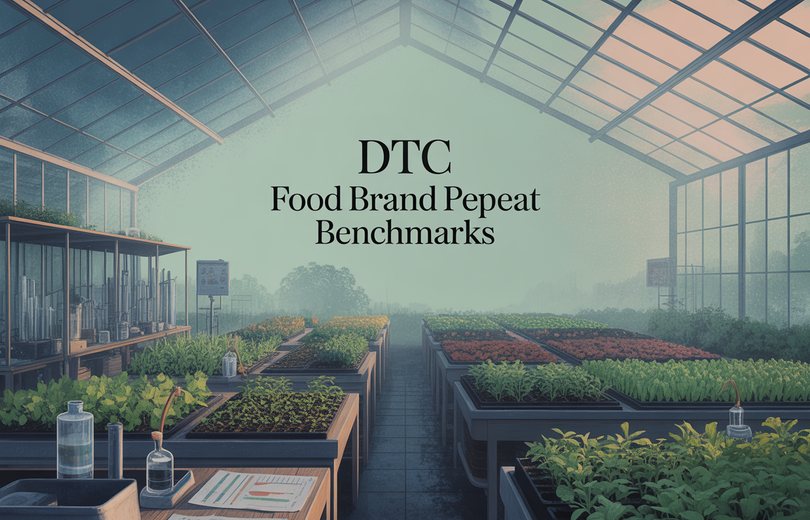 DTC Food Brand Repeat Purchase Benchmarks: Where Does Your Brand Stand?