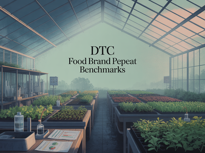 DTC Food Brand Repeat Purchase Benchmarks: Where Does Your Brand Stand?