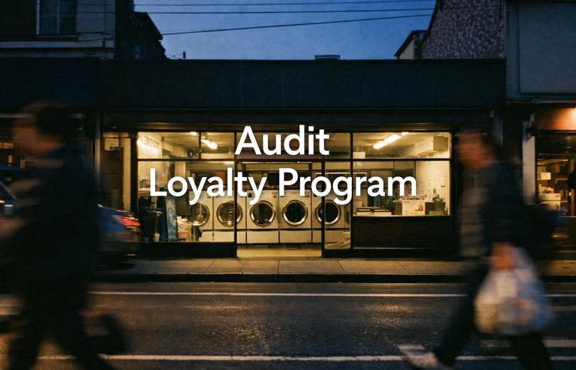 White text reading “Audit Loyalty Program” over a soft gradient background.