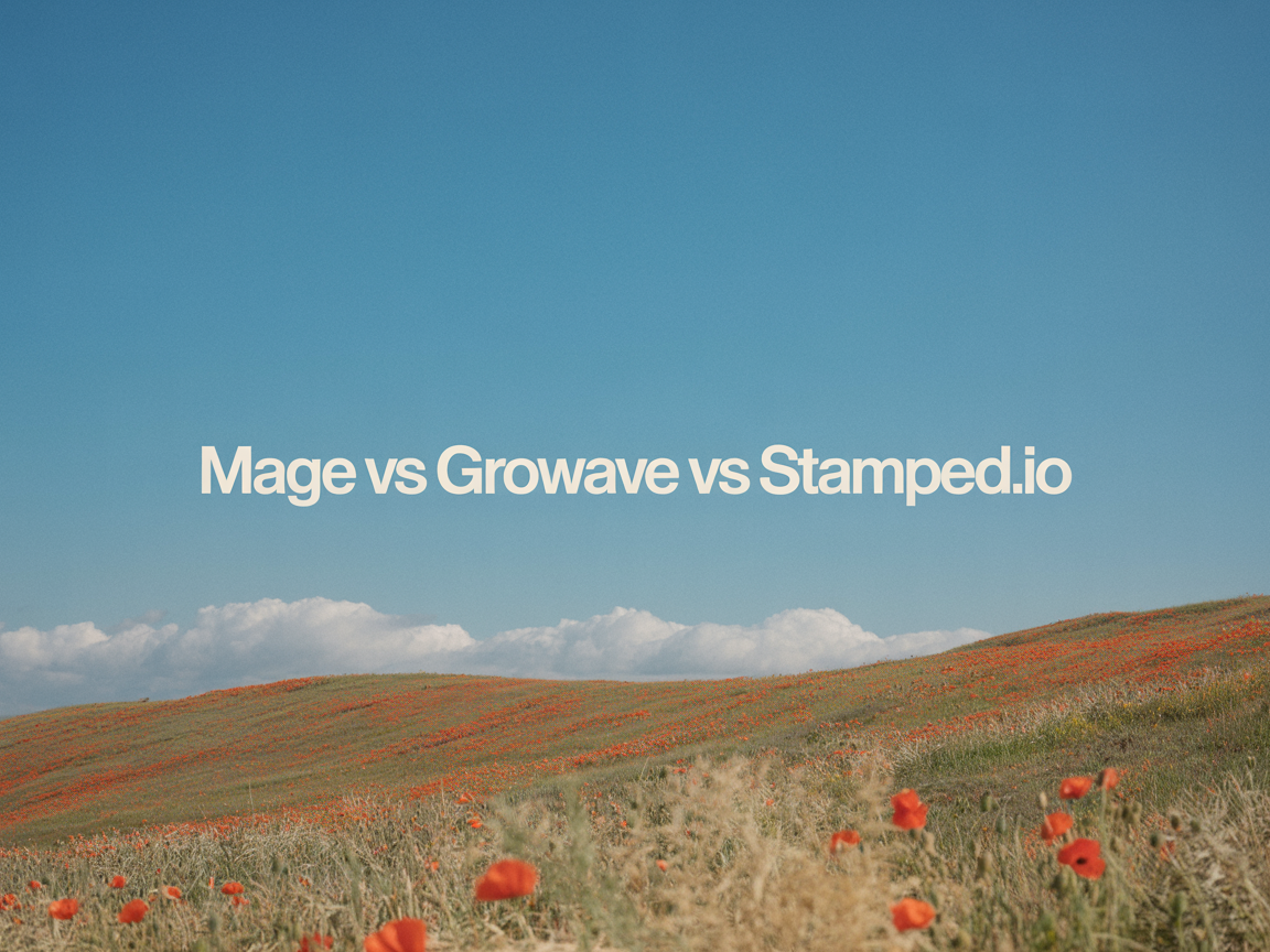 Mage vs Growave vs Stamped.io: 2026 Comparison