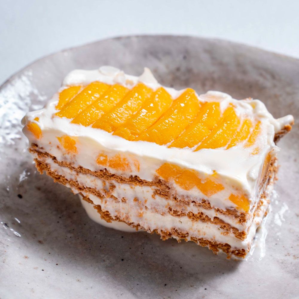 mango cake recipe | eggless mango cake | mango sponge cake