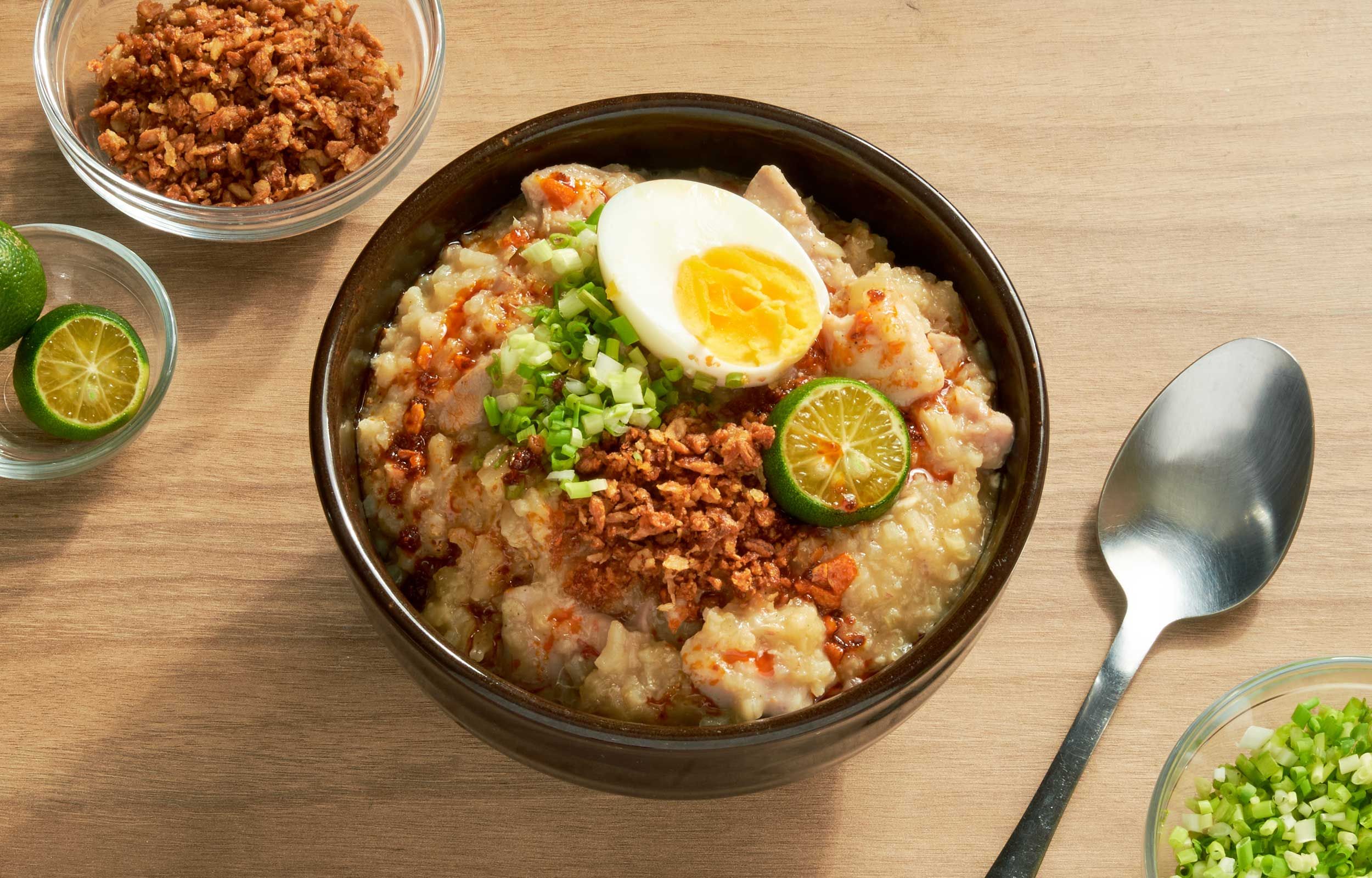 Chicken Arroz Caldo Filipino Chicken Rice Porridge Recipe Pepperph