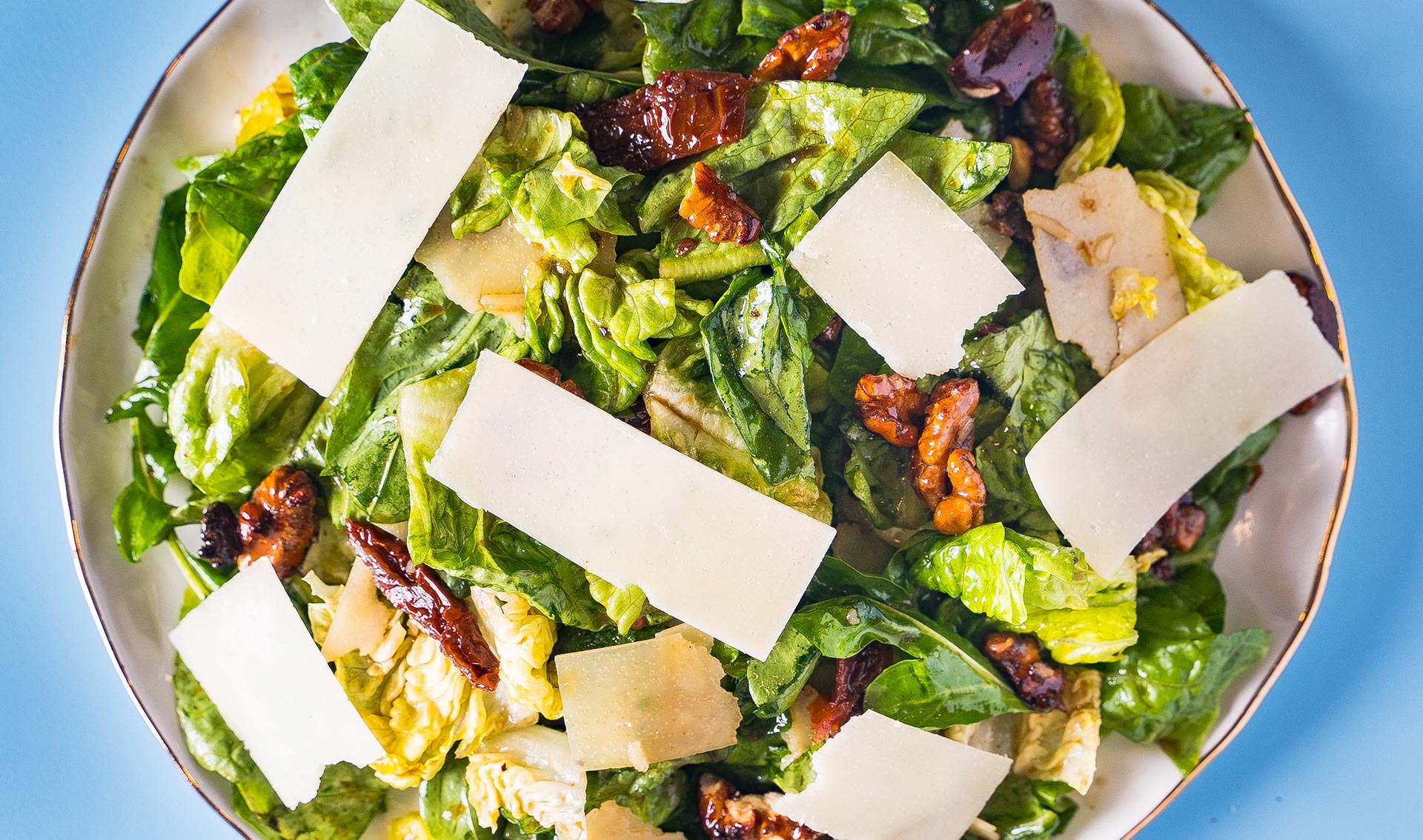 Cyma-Style Roka Salata with Candied Walnuts