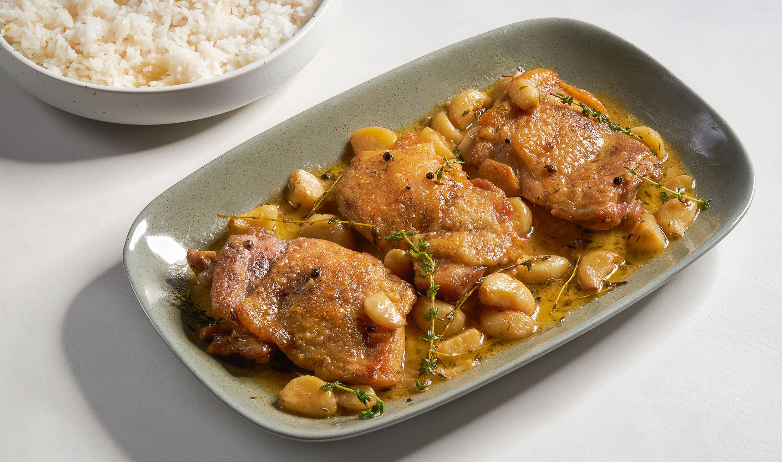 Creamy Garlic Chicken Thighs Recipe | Pepper.ph