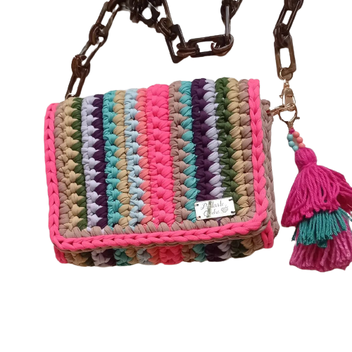Bolsa Tiracolo Colorida