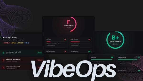 Vibe Code. Vibe Ops?
